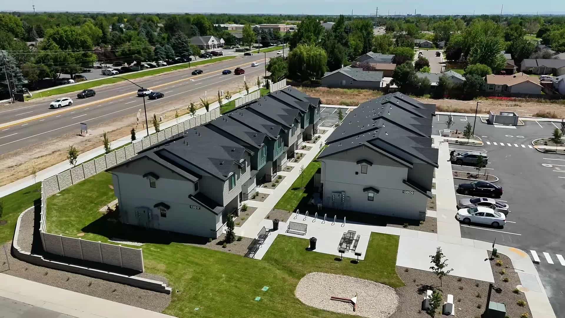 Eagle Villa townhomes exterior view